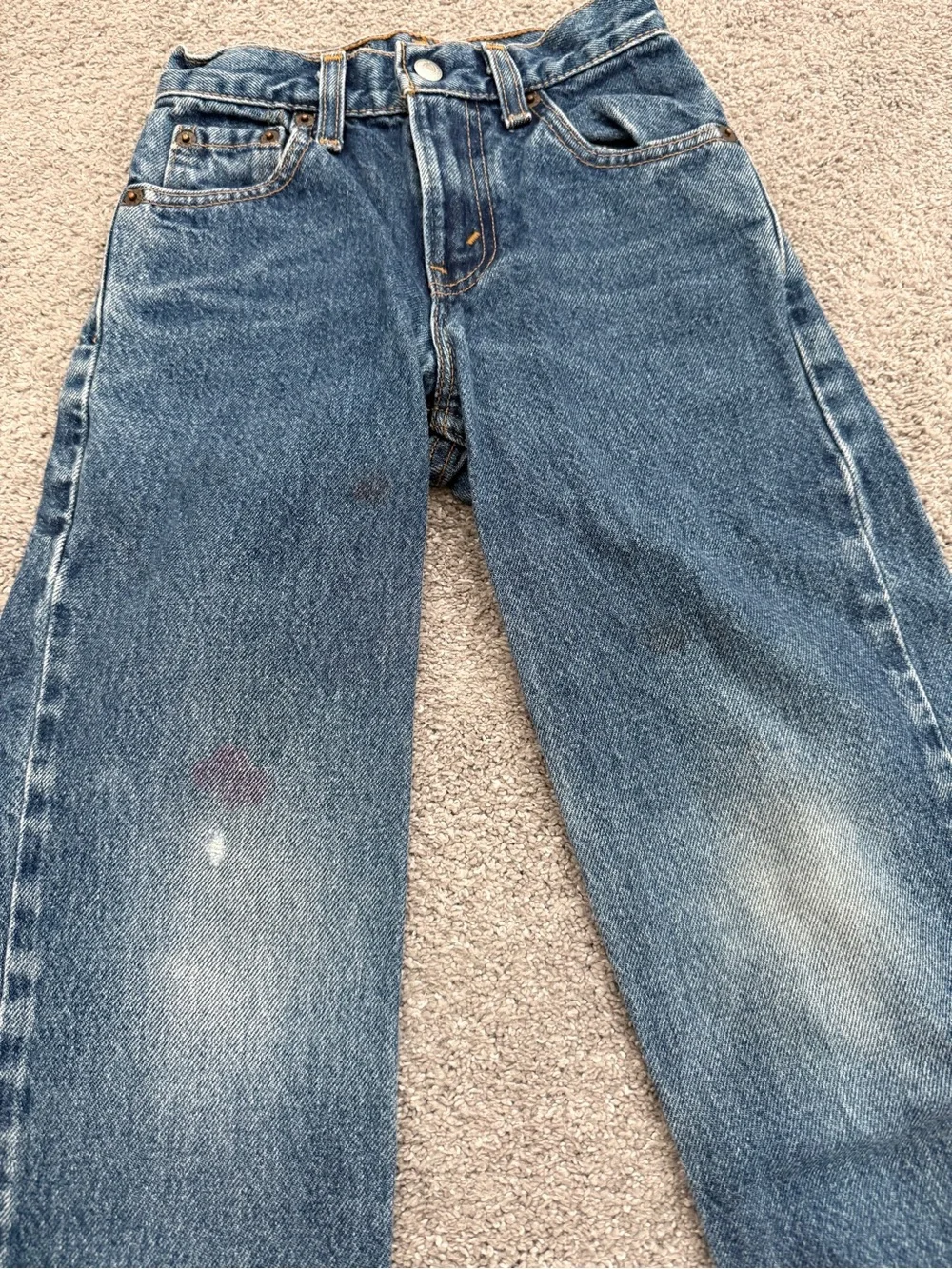 Vintage Levi's 550 Relaxed Fit Denim Jeans Kid's Size Slim 8